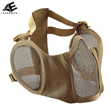 ZL-V16 Ear Protection Half Face Steel Wire Protective Mask